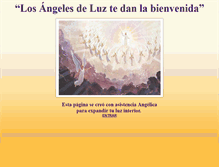 Tablet Screenshot of angelesdeluz.com.ar